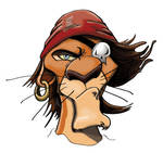 tauakhera pirate Head Shot Col by Samoht-Lion