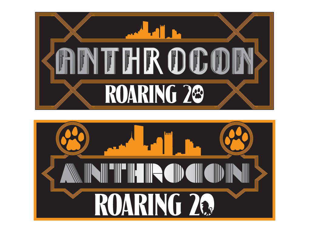 Anthrocon 2016 Roaring 20's Logo by SamohtLion on DeviantArt