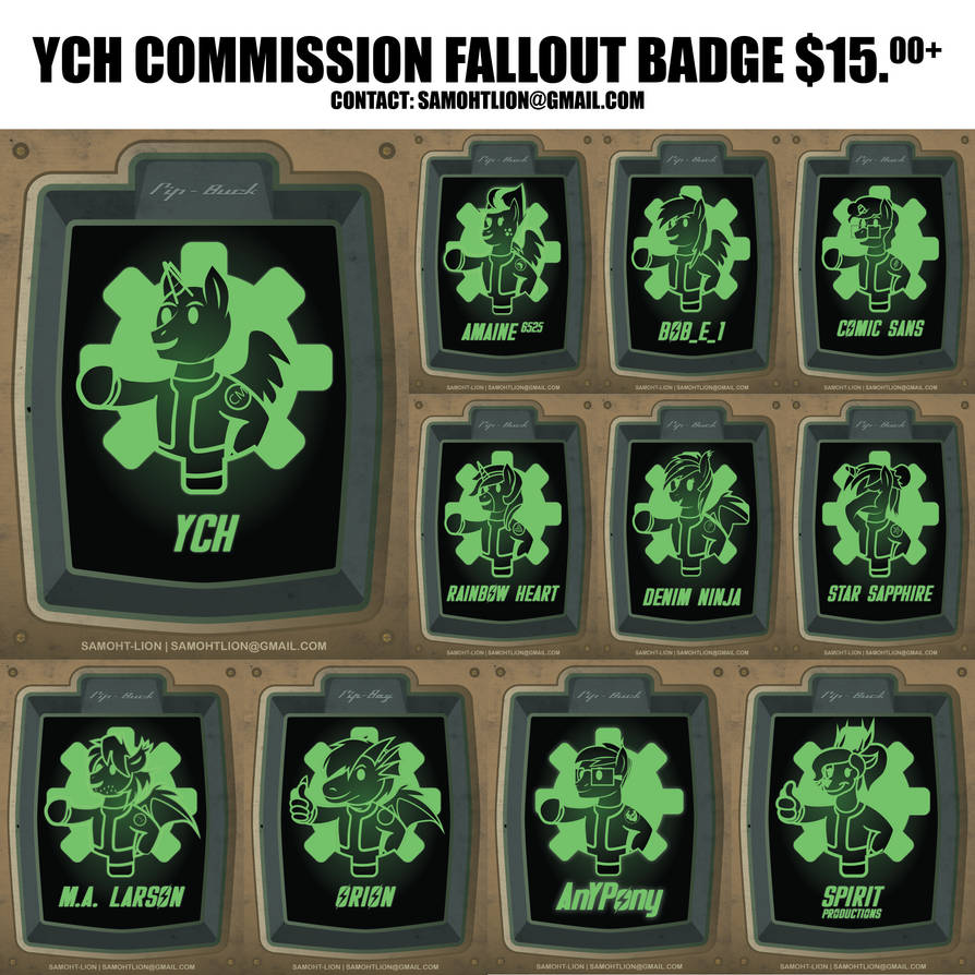 Fallout Theme Badge by Samoht-Lion on DeviantArt