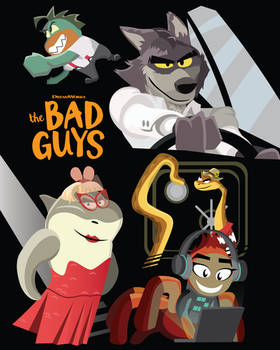 The Bad Guys Collage