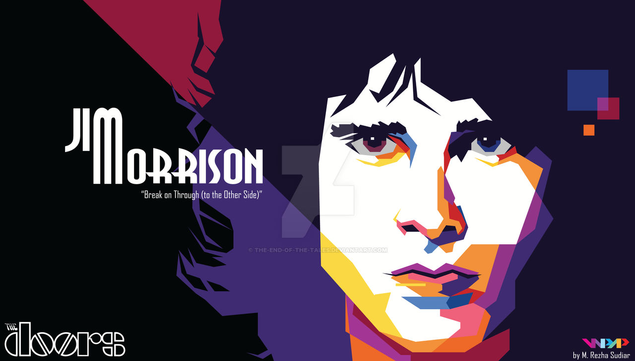 Jim Morrison Of The Doors In Wpap By The End Of The Tales On