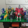 Power Rangers Then and Now sets