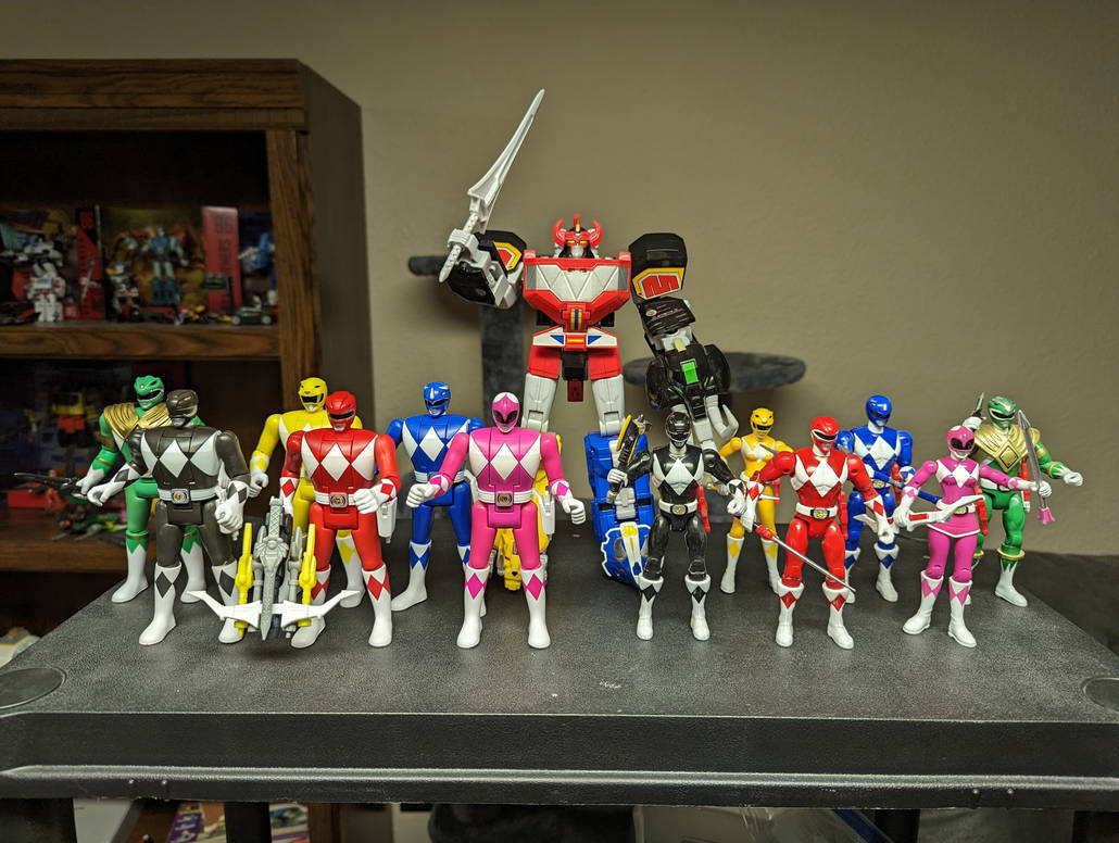 Retro Morphin Power Rangers Action Figures by GigaSonic1990 on DeviantArt