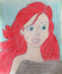 The liitle mermaid: ariel drawing