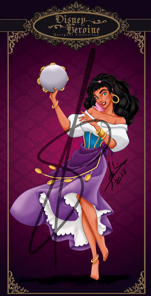 COMMISSION: Disney Heroines ESMERALDA 1