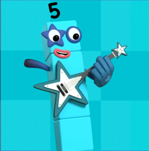 Number 5 Number Block Numberblock 5 Square by EmojiMarbles9999 on DeviantArt