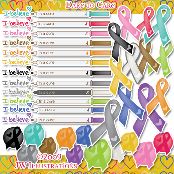 Dare to Care Awareness Clipart