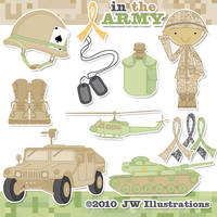 In the Army Clipart