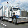 Blue and white - Peterbilt 359