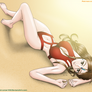 AMG Belldandy Swimsuit Pinup