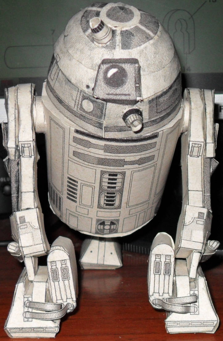 Papercraft R25 R2D2 Papercraft Prototico 06 by marciacaiu on DeviantArt