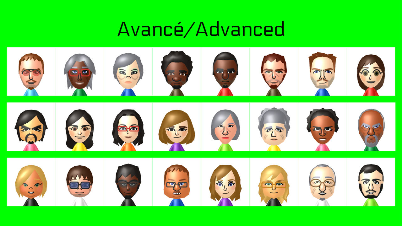 my Advanced Wii U CPU Miis (pack 3) by SplatoonMan on DeviantArt