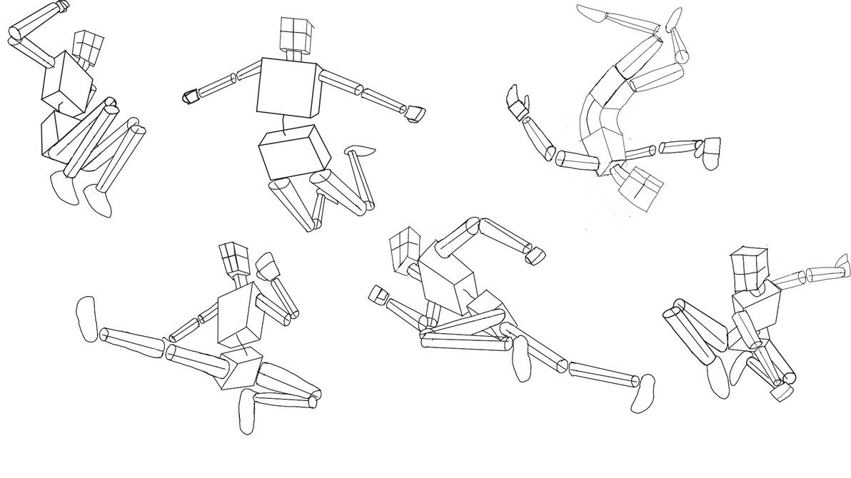 Pose drawing by ArchiehallFuim2002 on DeviantArt