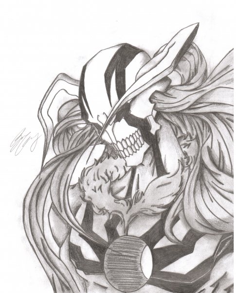 A drawing I did a little while back of Vasto Lorde Ichigo. @loehn