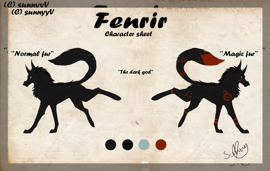 Fenrir character sheet