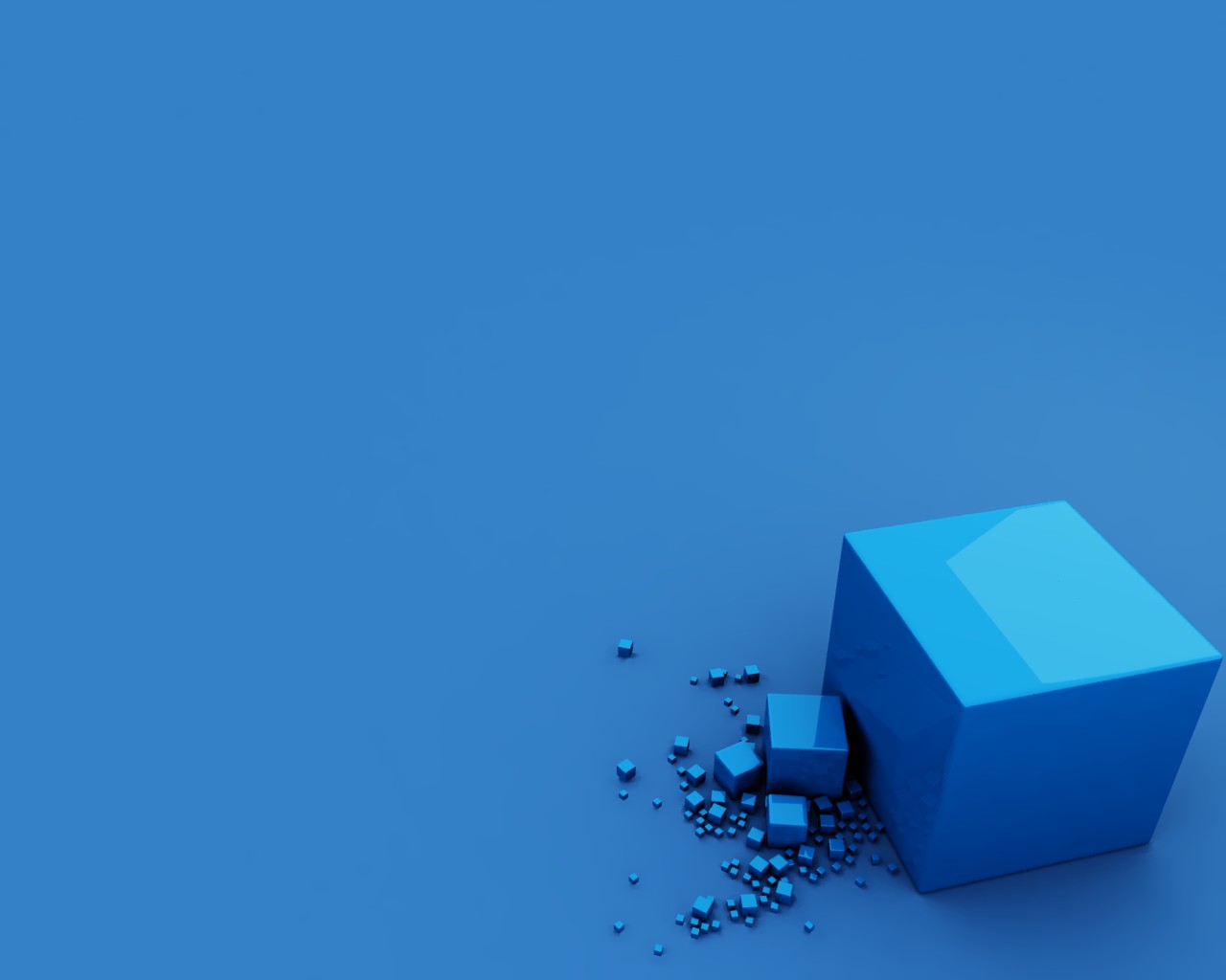 Blue Cubes 01