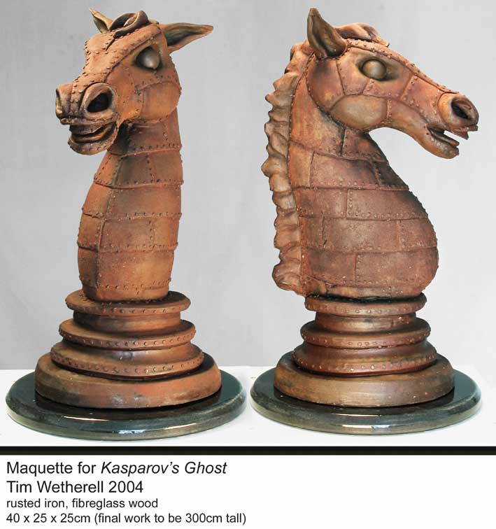 Maquette for Kasparov's Ghost