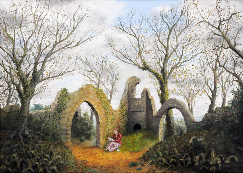 The letter Conygar Woods - oil on panel by timwetherell