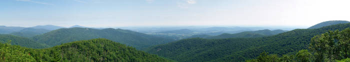 Blue Ridge Mountains Panorama