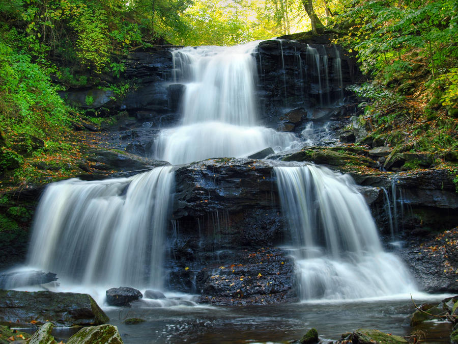 Ricketts Glen State Park 63 by Dracoart-Stock
