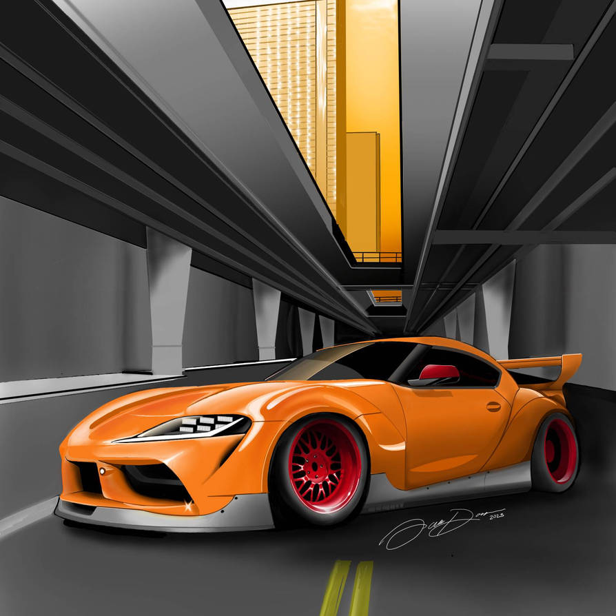 New Toyota Supra Wide Body From Liberty Walk LLC By 6foot3male On new-toyota-supra-wide-body-from-liberty-walk-llc-by-6foot3male-on