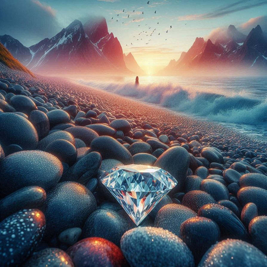 A diamond among stones, radiant soul among people by chafch on DeviantArt