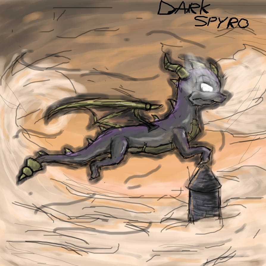 Dark Pyrok Dark Spyro by InfernoWizard on DeviantArt