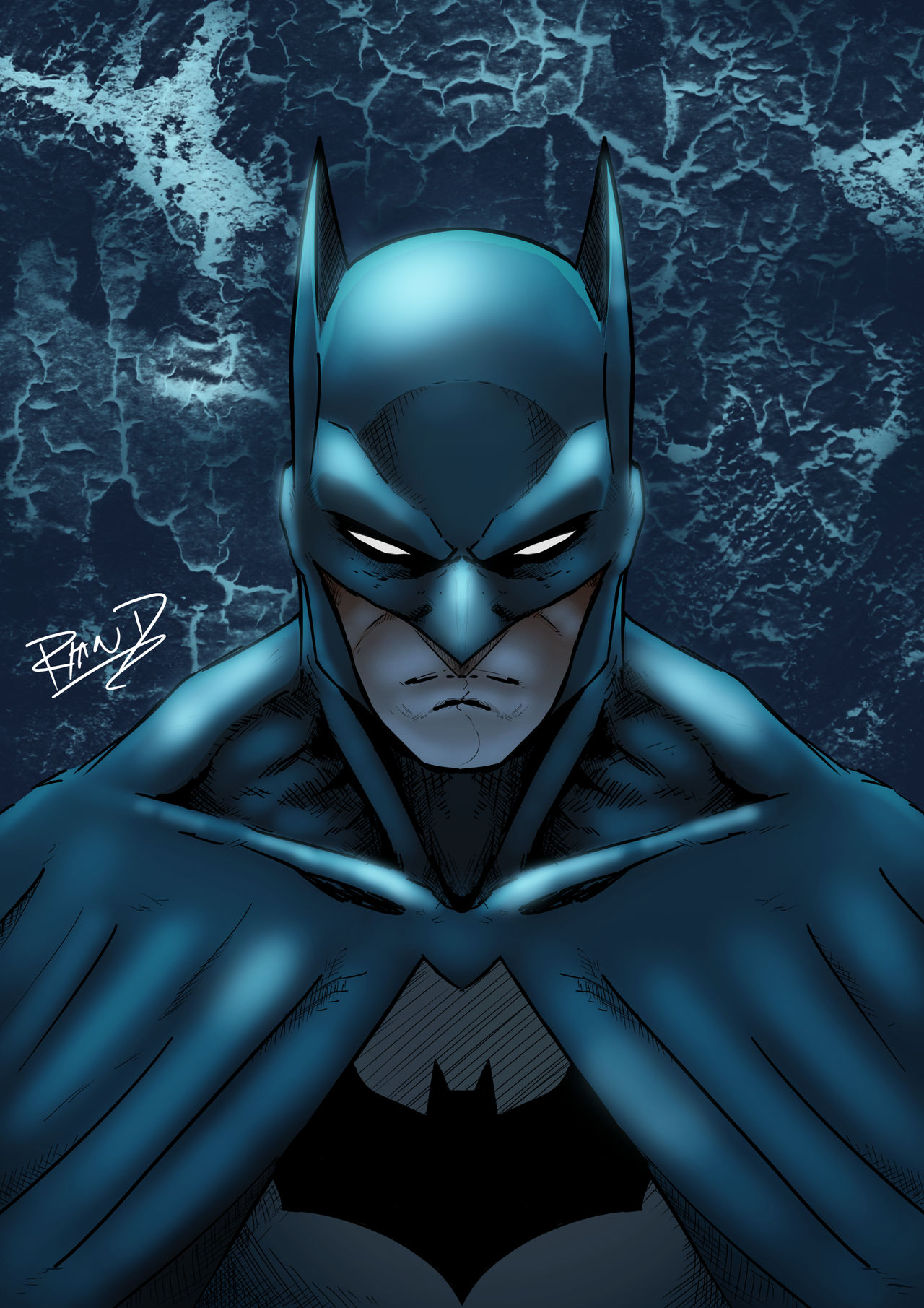 Batman colored by RyuDagen on DeviantArt