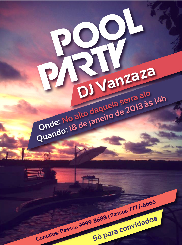 Pool Party Flyer