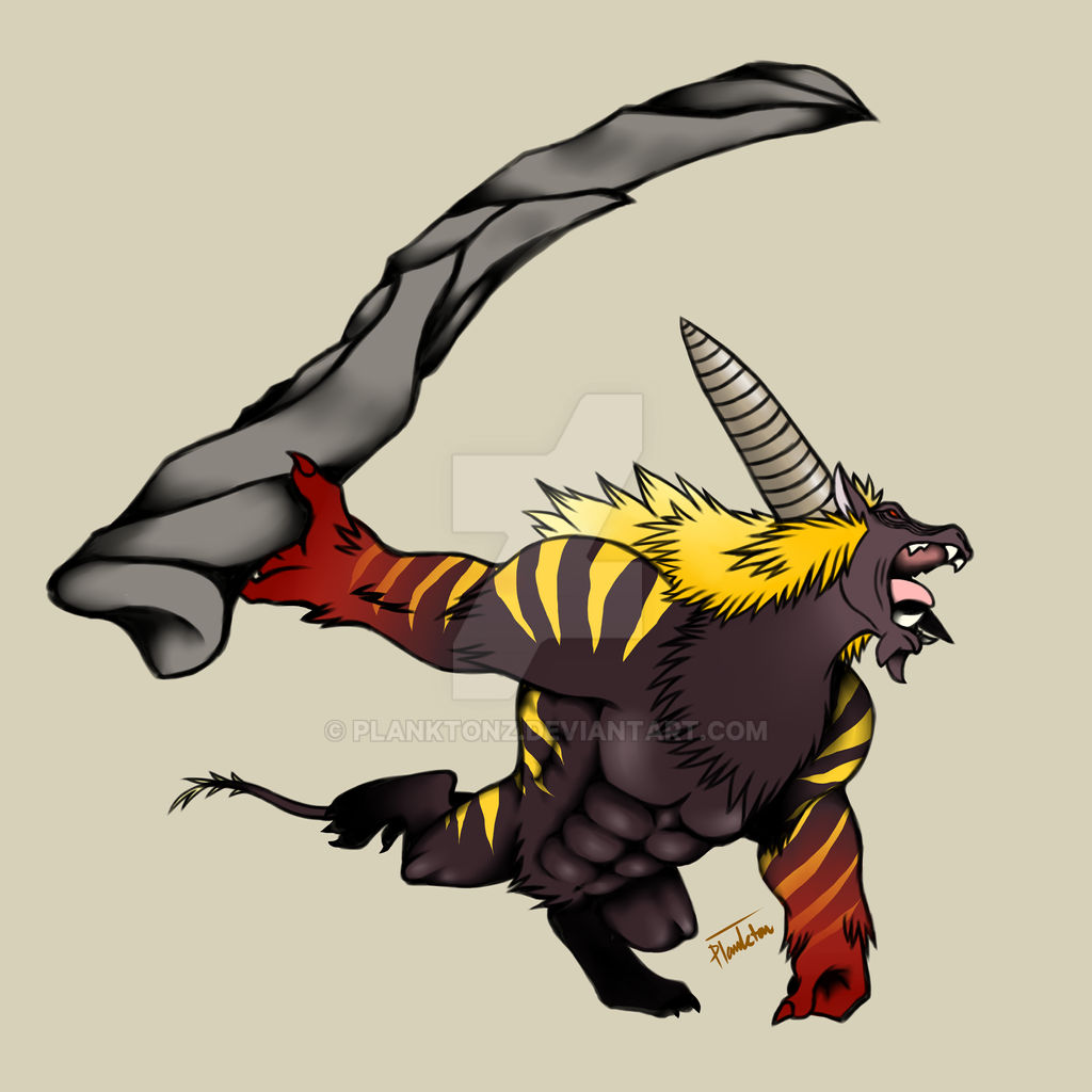 Behemoth Rajang Rajang by PlanktonZ on DeviantArt