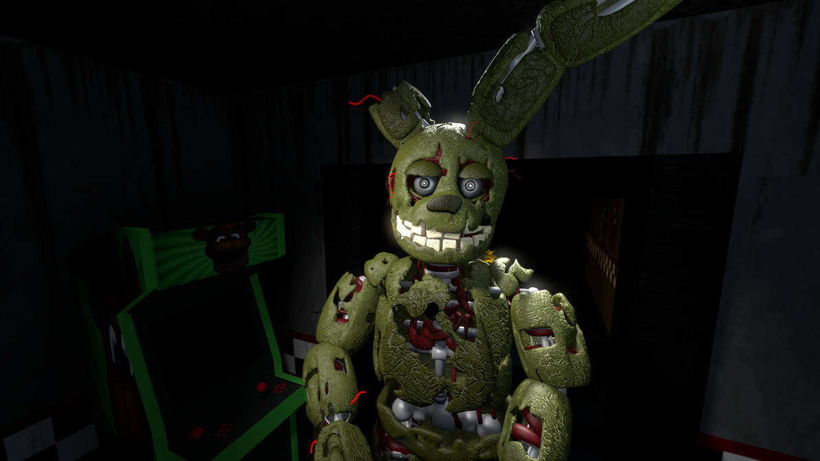 Springtrap (Lighting Test) by s1Dl0rD on DeviantArt