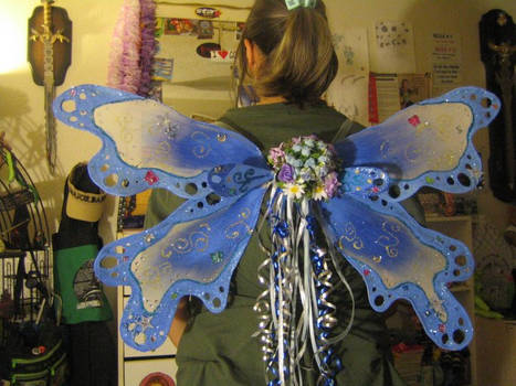 Blue Faerie Wings