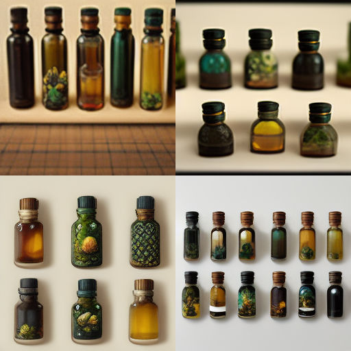 Collection of miniature bottles by Mirecat2 on DeviantArt