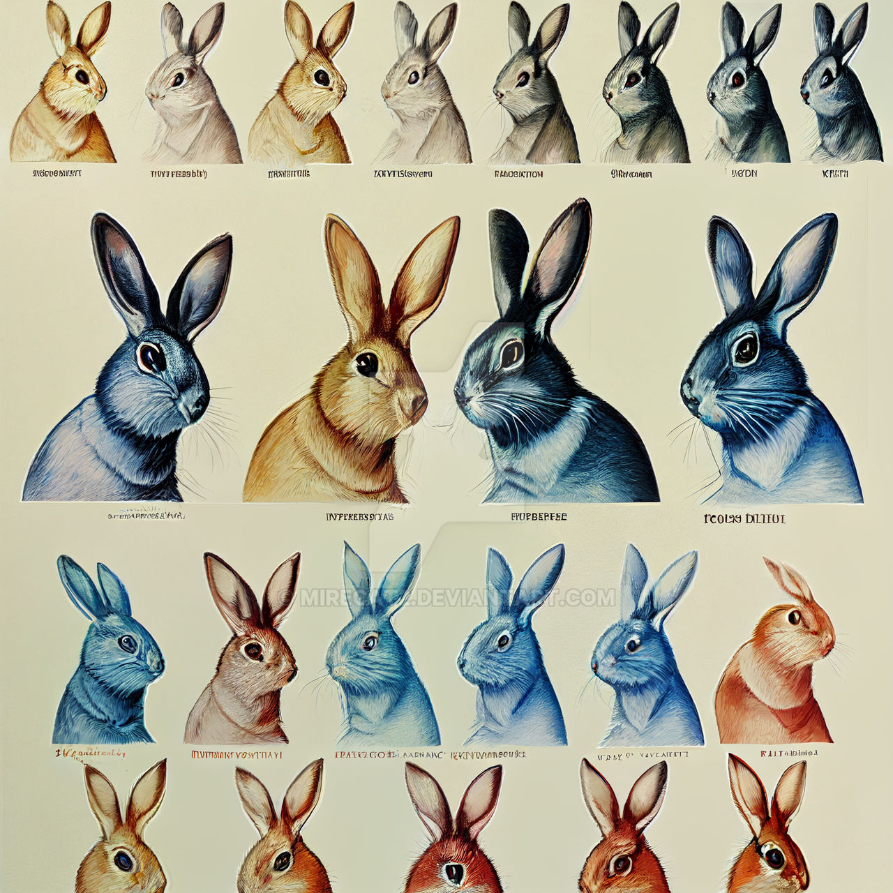 Rabbit Color Morphs
