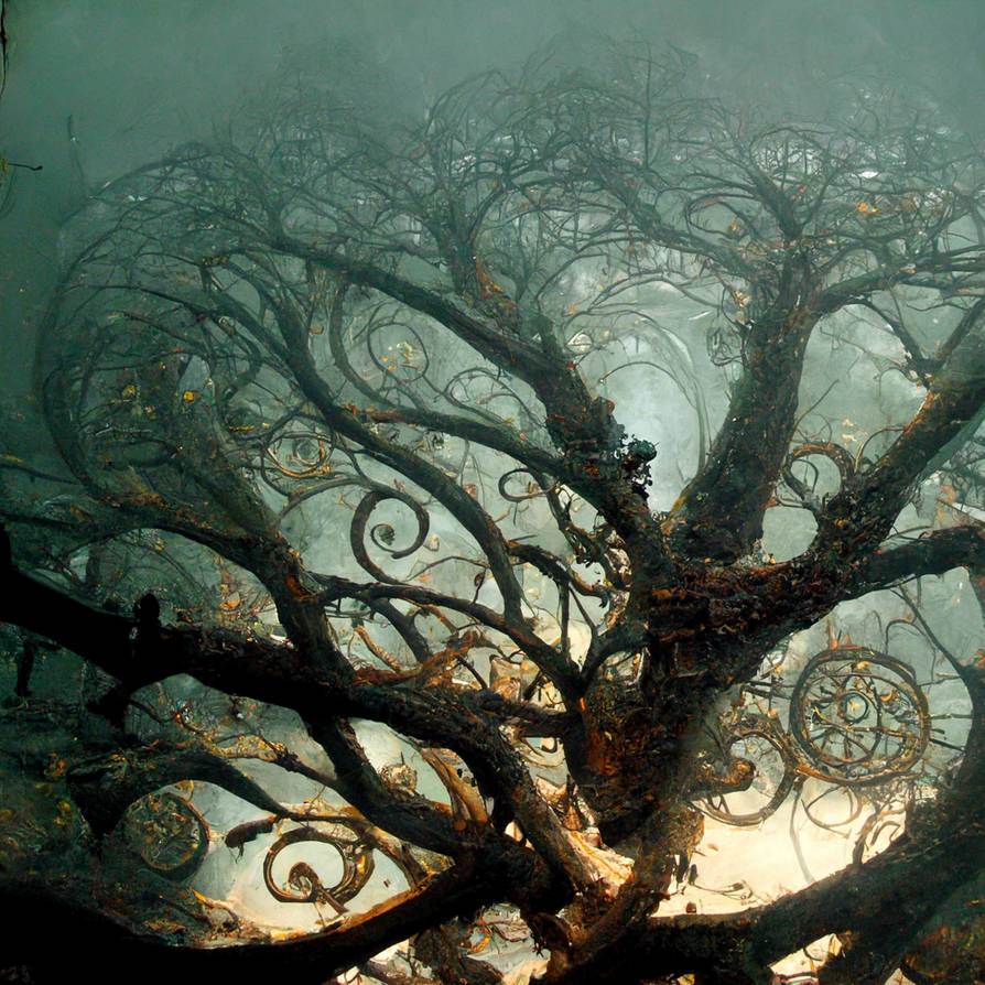 Steampunk Style Tree Steampunk. Tree branches broken by typhoon by Mirecat2 on DeviantArt