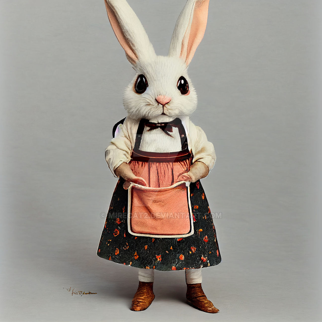 Wool Rabbit Dress at Mark Fletcher blog
