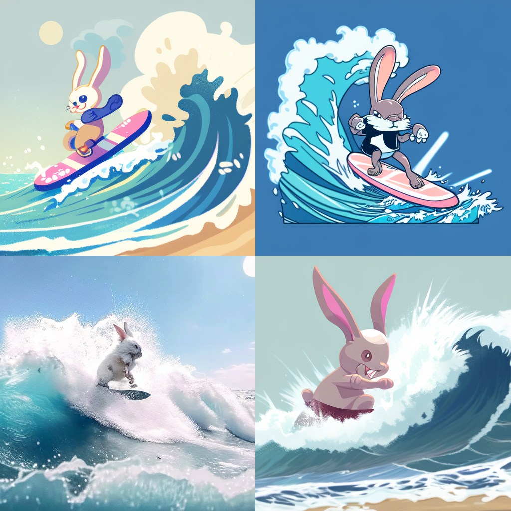 The Rabbit Surfer Ai Nijijourney: Rabbit surfing by Mirecat2 on DeviantArt