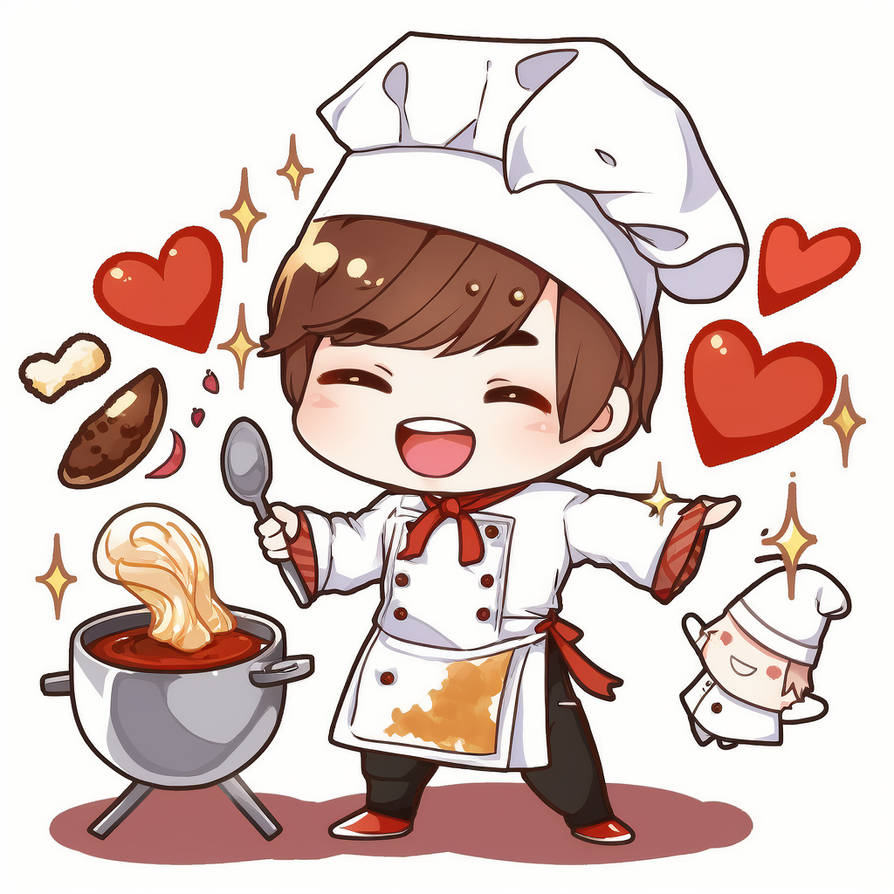 AI Nijijourne: Chibi chef makes chocolates by Mirecat2 on DeviantArt