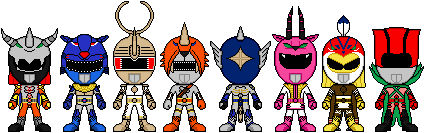 Power Rangers Digimon Frontier Deviantart Digimon Rangers by gabitegross on DeviantArt