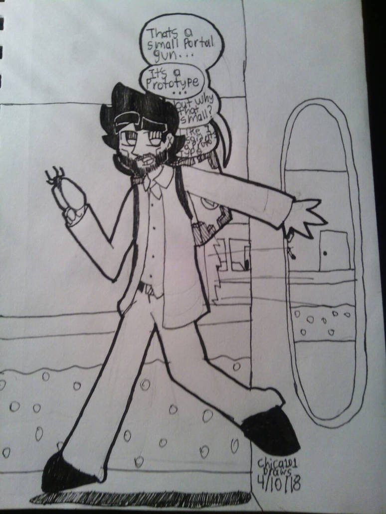 Portal Rattman Drawing Doug Rattman (Portal 2) by Chica101draws on DeviantArt