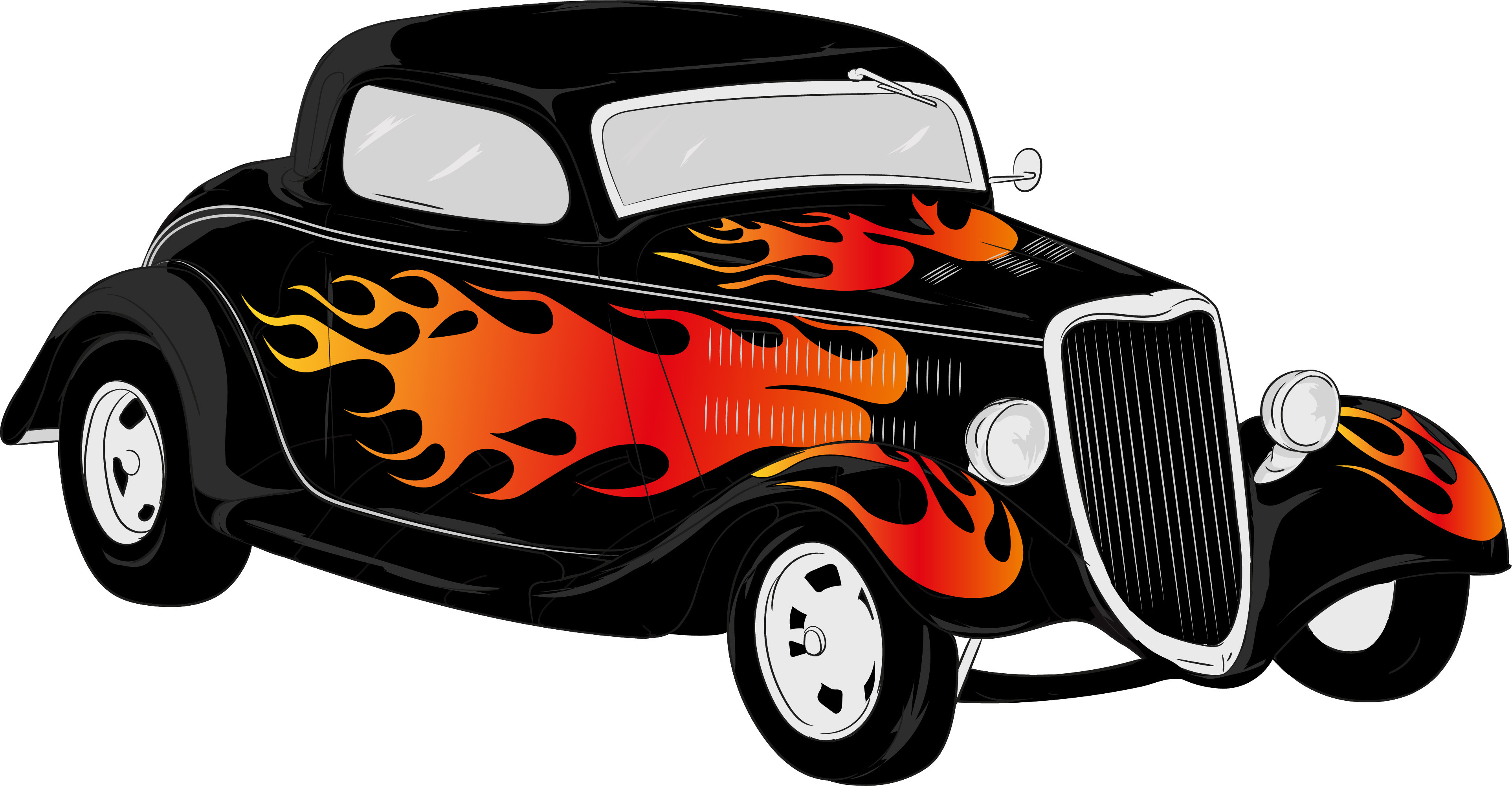 Ford V8 Cartoon