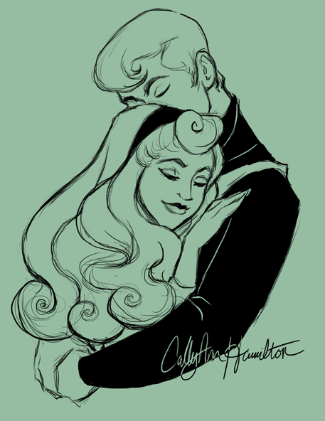 Familiar Embrace - Sketch