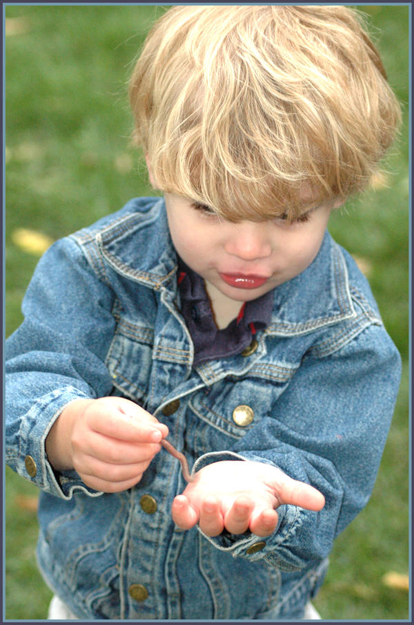 the joy of a boy and his worm