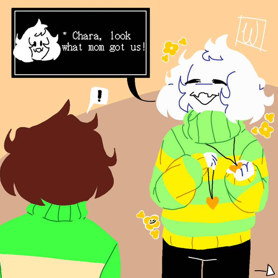 Chara + Asriel by Wendell215 on DeviantArt