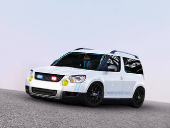 skoda yeti police