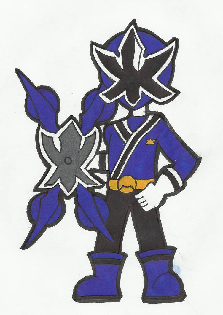 Chibi Shinken Blue/Blue Samurai Ranger by Axusho on DeviantArt