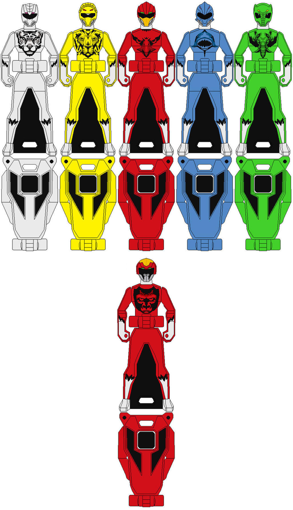 Ranger Keys: Doubutsu Sentai Zyuohger by Axusho on DeviantArt