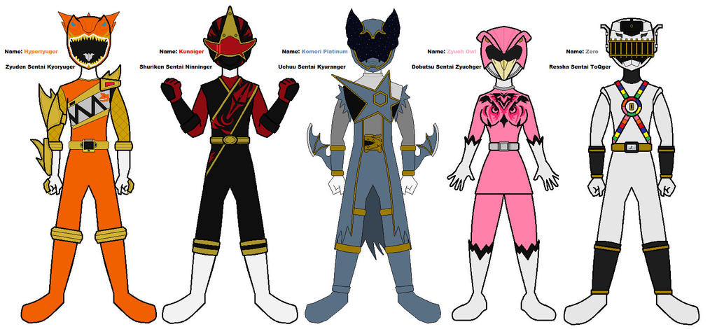 Oc Ranger Team Deviantart Which Is My Coolest OC Ranger? by Axusho on DeviantArt