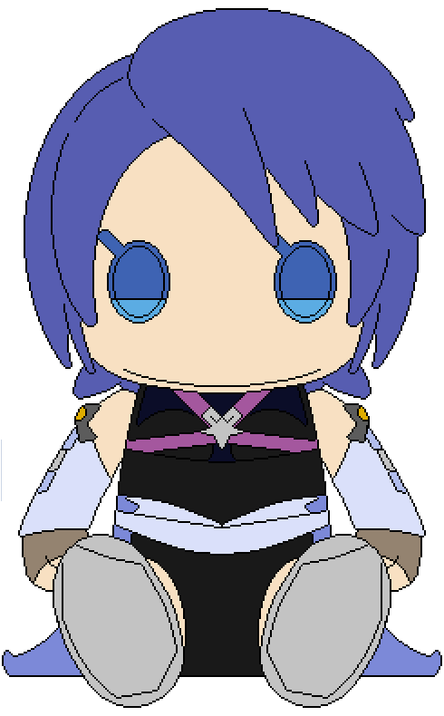 Kingdom hearts aqua deals plush