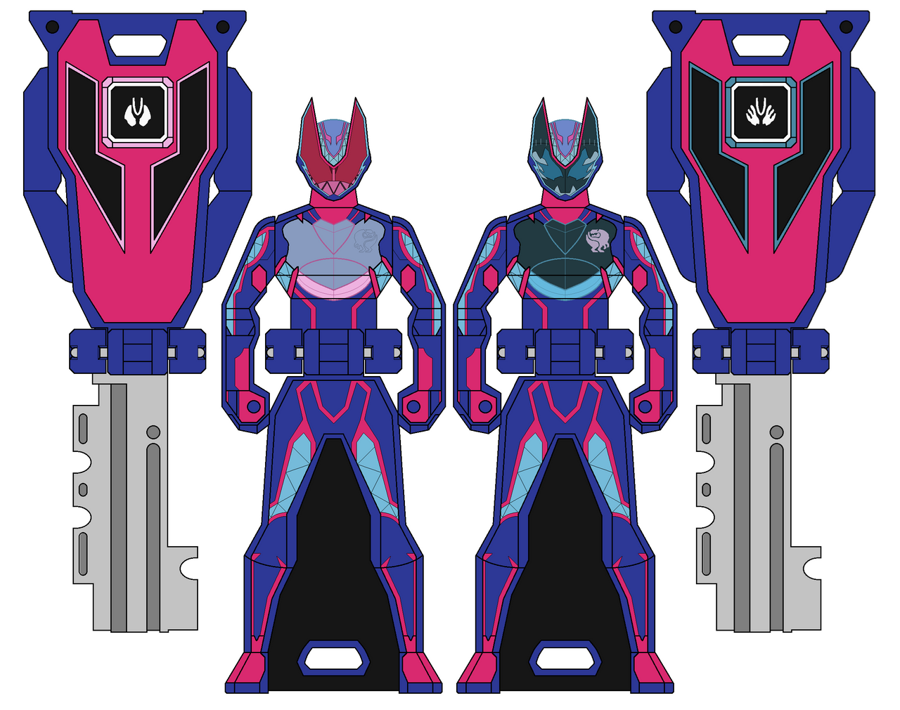 Ranger Keys- Kamen Rider Ultimate Revi + Vice by Axusho on DeviantArt
